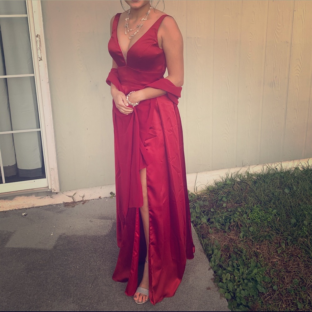 Red dress